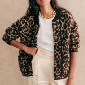 Sezane NOAH JACKET in Leopard
